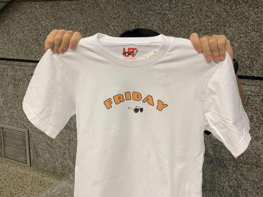 printed uniqlo custom shirt
