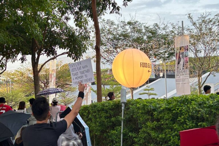 attending taylor swift concert outside national stadium