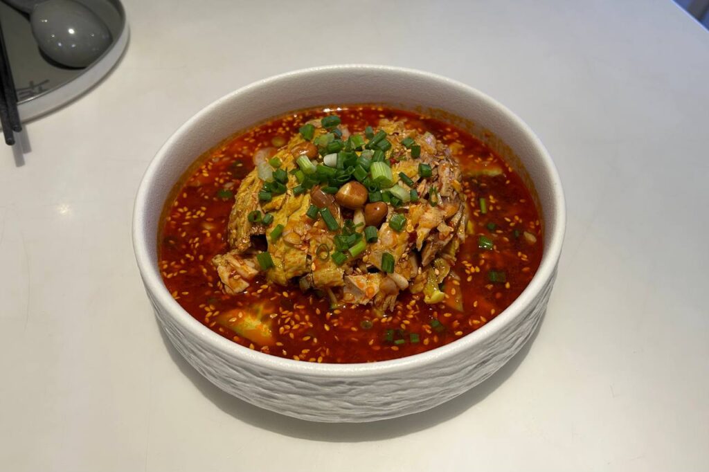 saliva chicken dish