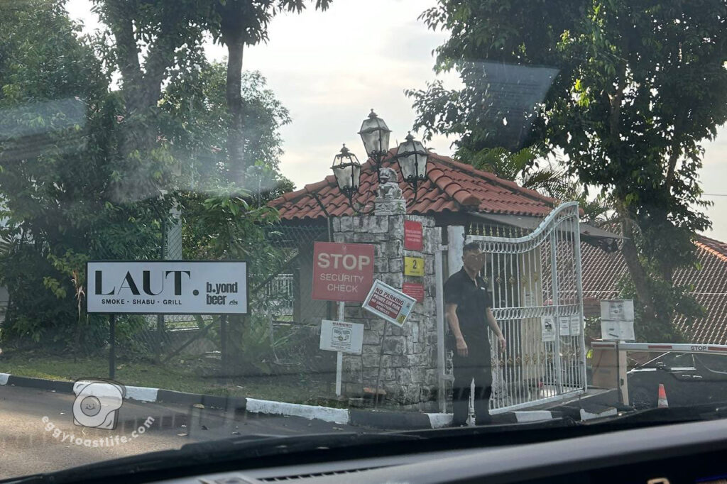 entrance to changi beach club