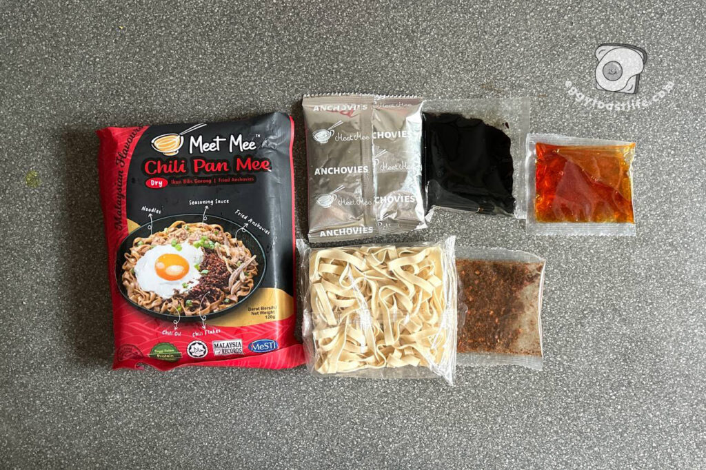 meet mee chili pan mee package contents